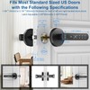 Foxgard Smart Fingerprint Door Lock:Fingerprint Door Knob-Biometric 5-in-1 Finger Print