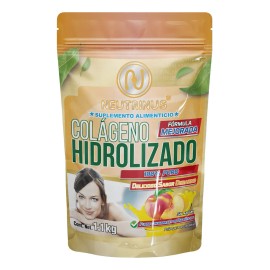 Suplemento Colgeno Hidrolizado 100 Puro En Polvo Sabor Durazno                                                                                        