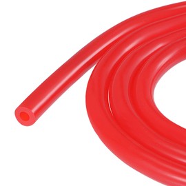 MECCANIXITY Vacuum Silicone Tubing Hose 3/16" ID 1/8" Wall Thick 6.6ft Red High Temperature for Engine