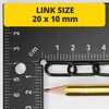 ElekTek Open Link Chain for Chandelier and Lighting Small 20mm