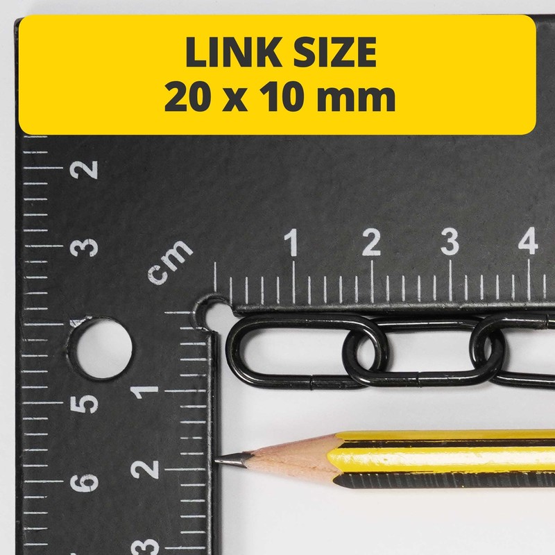 ElekTek Open Link Chain for Chandelier and Lighting Small 20mm