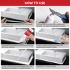 Globalcom Advanced Silicone Caulk for Kitchen & Bathroom - 100%