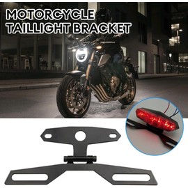 KIMISS Trailer Tag Holder Motorcycle Number Plate Mount, Motorcycle Folding Number Plate Holder Trailer Bracket Bike Fender Flip Mount Shield JDM Folding for 2008 GSXR 600 2011 750 Reg YZF