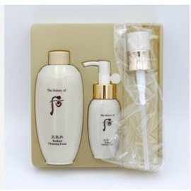The history of Whoo Korean Luxury Radiant Cleansing Foam Keep Skin Moisturizer And Nourhising 2 Pcs 200ml + 50ml Special Set