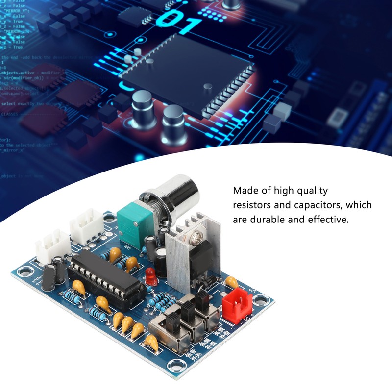 12V Amplifier Board 4 Level Control Digital Stereo Bass Adjustment