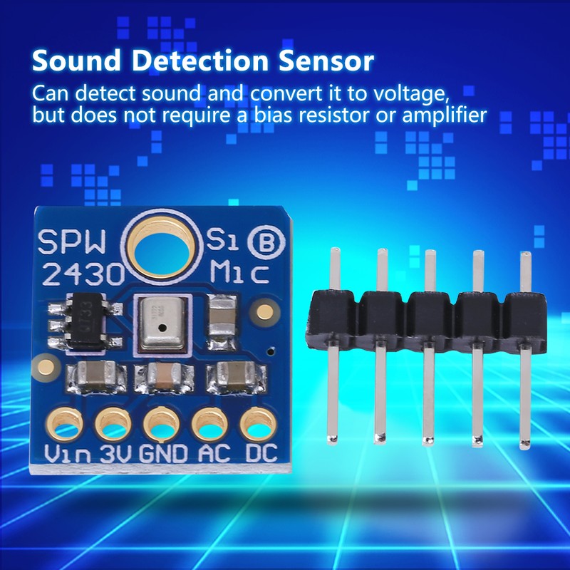 Sound Detection Sensor Module Silicon MEMS Microphone for FFT Recording