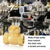 nutmanel Check Valve Female Thread Brass Check Valve 3/4 Inch