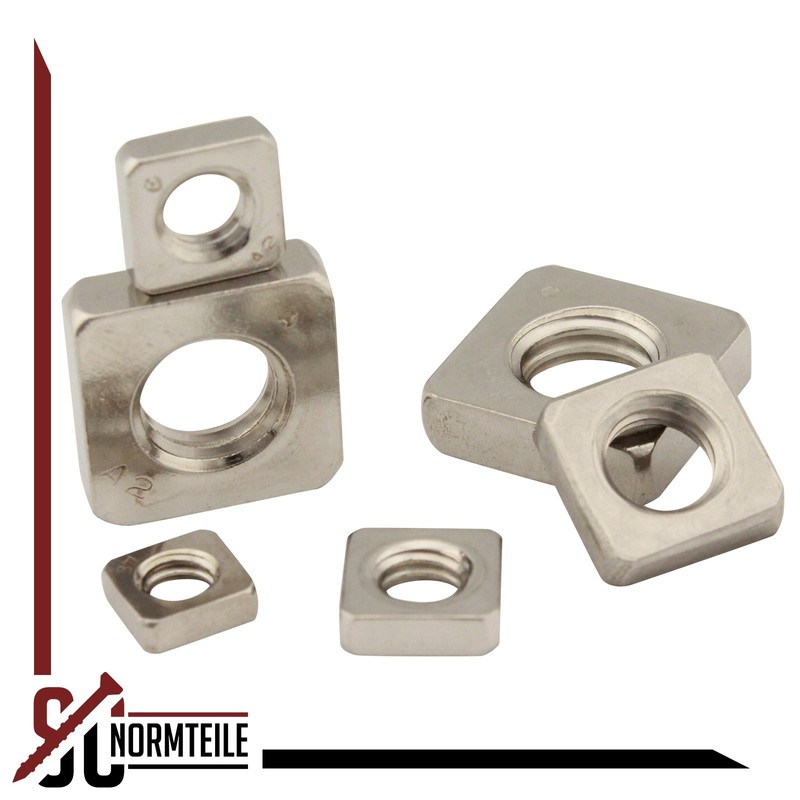 Square Nuts (Low Shape) - M3 - (Pack of 100)