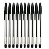 ARTH Pens Black Ink Biro Ballpoint Multipack Box Of 50