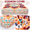 Hahafelt 8 Pcs Stretch Patio Cushion Covers Outdoor Sofa Cushion
