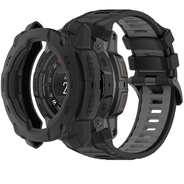 QHBAMD Compatible with Garmin Instinct 3 AMOLED 45mm/50mm Watch Bands