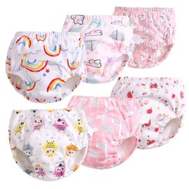 Potty Training Underwear for Girls Boys Potty Training Pants (3T,Pink)