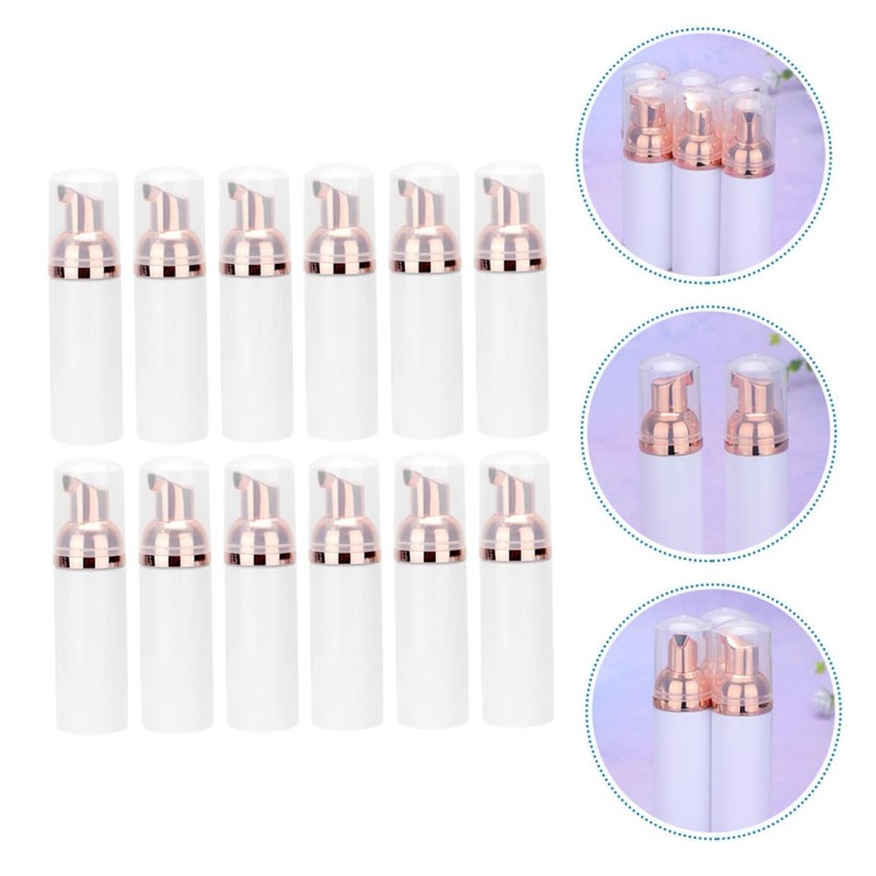 Outanaya 30ml PET Plastic Foaming Dispenser Bottle 12 Pack Refillable