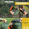 Azarxis Compression Sack for Sleeping Bag (Dark Green, XL)
