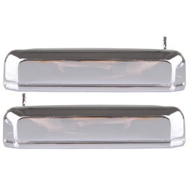 ECCPP Exterior Door Handle 1995-1997 for Nissan for Pickup 1986-1994 for Nissan for D21 Outer Replacement Front Rear Driver Left Passenger Right Door Handle 2 PCS Chrome 90008 8060601A00 NI1311101