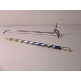 Set of 26 Metal Display Hooks for Peg Boards--About 6 inches Long