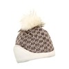 Sterntaler Girls Inka Diamond Pattern Hat, brown