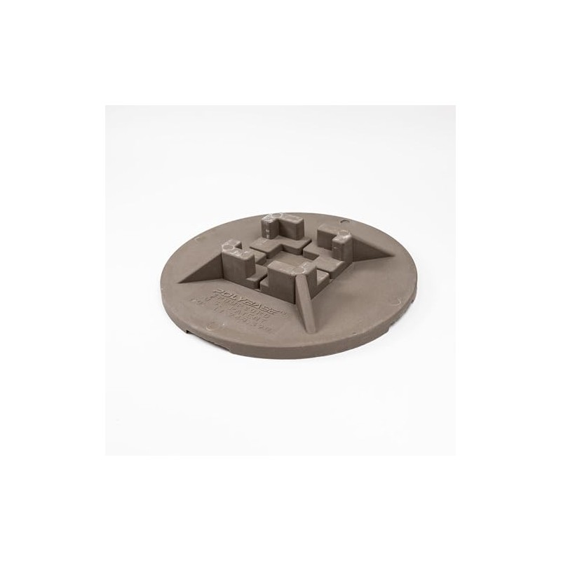 Crawl Space DIY - 18" Round PolyBase Crawl Space Support