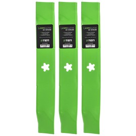 8TEN LawnRAZOR Blade 46 inch Deck for Husqvarna YTH 180 1746 2046 159705 176084 532176084 532159705 Hi Lift 3 Pack