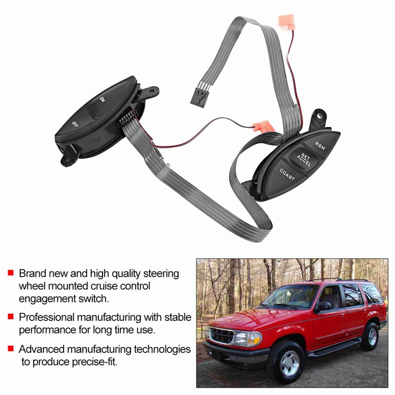 Car Steering Wheel Cruise Control Switch Fit for Ford Explorer