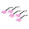 5Pcs Chew Necklace Food Grade Silicone Chewing Pendant for Toddlers