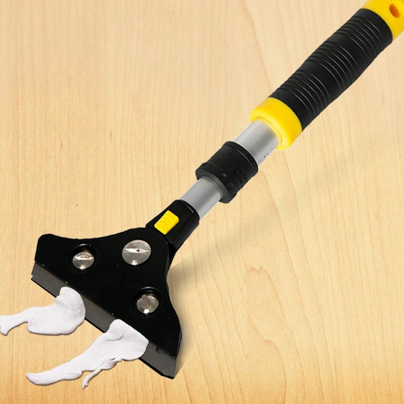 POLUTS Paint Scraper Long Heavy Duty Wallpaper Removal Tool Adjustable