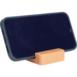 Soporte de Bambú para Teléfono Móvil, Soporte Universal Portátil de para Teléfono Móvil para Escritorio, Soporte de Escritorio de para Teléfono Inteligente, Soporte de de