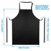 Gotega Waterproof Rubber Vinyl Apron 40 Inch Heavy Duty Chemical