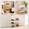 10-Pack X-Large Shoe Storage Boxes for Wardrobe, Modular Space-Saving Shoe