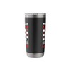 Checkers Board Game Classic - Strategy Checkers Stainless Steel Insulated