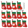 ZHYUAN Set of 14 Christmas Stocking Set, Christmas Stockings, Mini