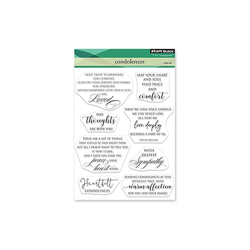 Penny Black Clear Stamps-Condolences
