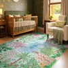 Lahome Spring Jungle Carpet, Green Bedroom Rug 8x10 Under Bed,