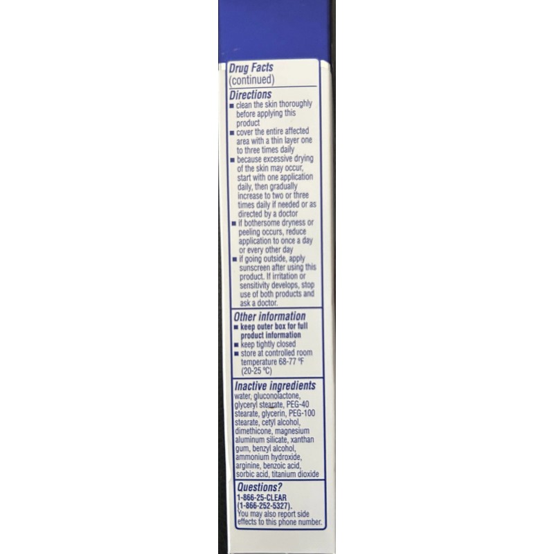Clearasil Acne Spot Treatment Cream Rapid Rescue Maximum Strength Medication