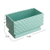Creative Co-op Ceramic Hobnail Planter with Scalloped Edge and Polka