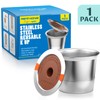 RETHONE K Cup Reusable Coffee Pods, Stainless Steel Reusable K