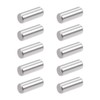 TOP-VIGOR 10Pcs 10mm x 25mm Dowel Pins Shelf Support Pegs,