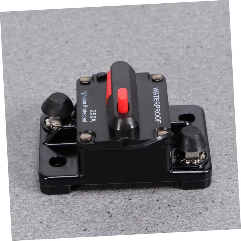Gatuida 2pcs Circuit Breaker Blacksto e Blacw Black Color Power
