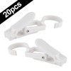 Jiozermi 20 PCS Laundry Hooks Clip, Plastic Clothes Pins, Super