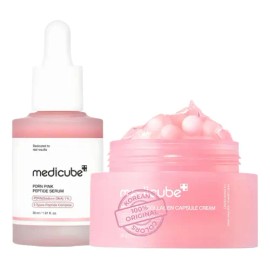 Kit Medicube Pdrn Pink Collagen Serum  Capsule Cream                                                                                                  
