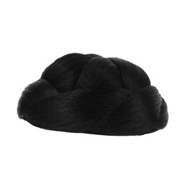 Beavorty Hair Chignon Bun Clip Extension for Women 1 Piece Synthetic Braid Hairpiece Easy to Attach Messy Updo for Daily Wear and Special Occasions