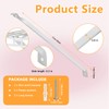 2 Packs Support Brackets for Wire Shelving,12 Inch Wire Shelf