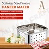 Durable Stainless Steel Square Paneer Maker –250ml for Perfect Homemade