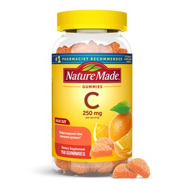 Nature Made Nature Made Vitamin C 250 mg per serving, Dietary Supplement for Immune Support, 150 Gummies, 75 Day Supply