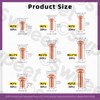 Swpeet 270Pcs M2 M2.5 M3 Half Round Head Copper Solid