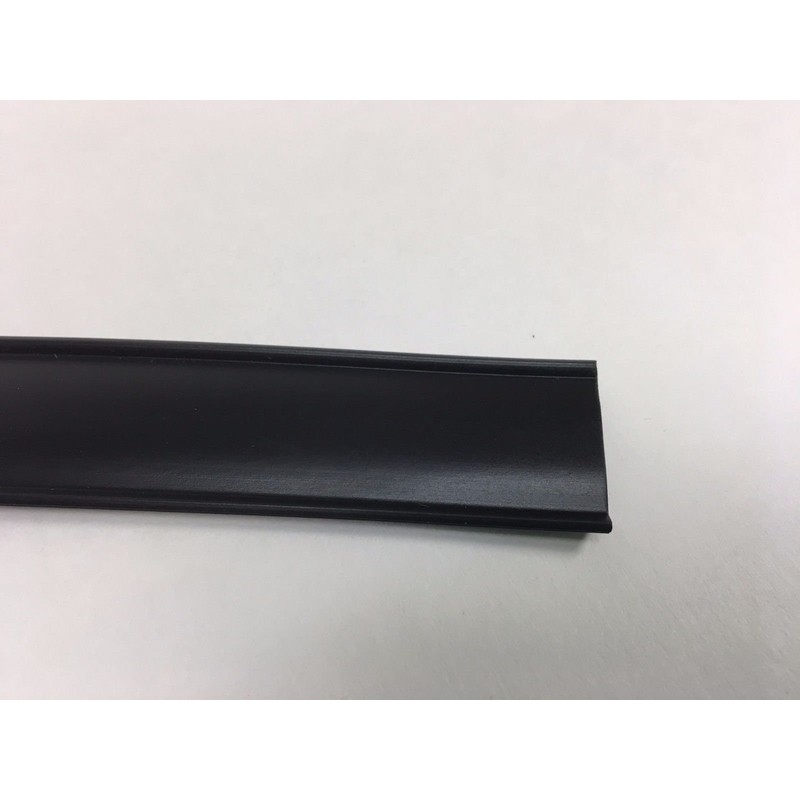 LPC Black RV Capmer Trailer Vinyl 7/8" x 100' Flat