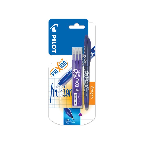 Pilot – FriXion Ball Erasable Rollerball 0.7 – Blister Pack