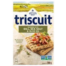 Triscuit Dill Sea Salt & Olive Oil Snacking Crackers, 200g