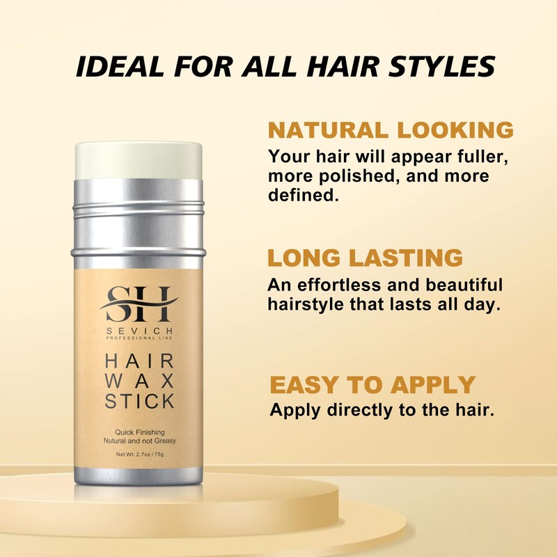 SEVICH Hair Wax Stick for Women & Kids, Hair Styling