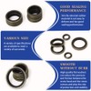 150Pcs Metal Bonded Seal Washer Assortment Kit Bonded Washer Self-Centered